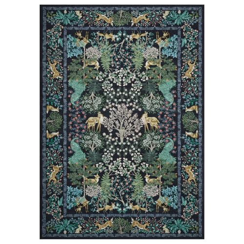GarveeHome Forest Rugs 5x7 Area Rugs for Living Room Washable 5x7 Rugs