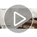 MIULEE White Privacy Sheer Curtains that Let Light in 84 Inches Long Non-See-Through Semi Sheer Curtains Light Filtering Window Curtains Drapes for Living Room Bedroom 2 Panels Set
