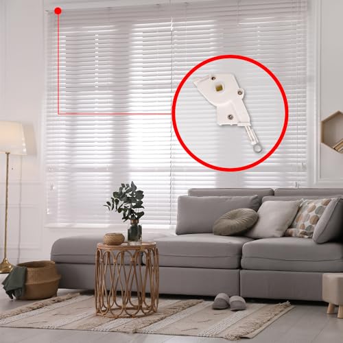 Amazing Drapery Hardware High Profile 2" Plastic Wand Tilter for Horizontal Blinds 2ct - Square Rod Compatible, Durable Control Mechanism