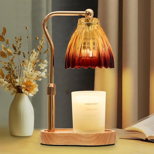 Candle Warmer Lamp with Timer Dimmable, Lamp Candle Warmer for Jar Candles,Birthday Gifts for Women Mom, House Warming Gifts Vintage Home Decor,Wax Warmer Lamp for Father's Day