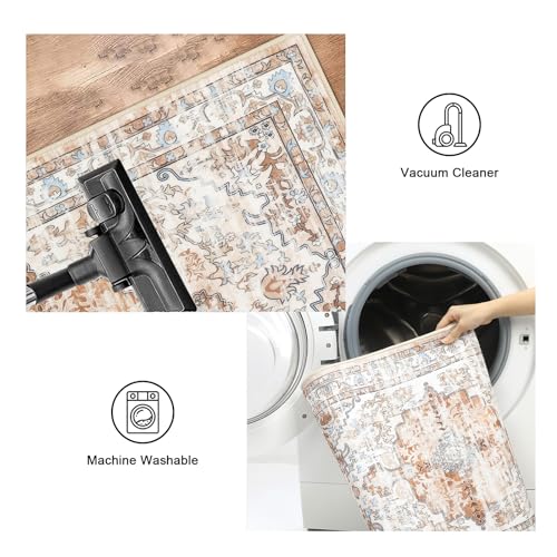 Kitchen Rugs Set 3 Piece, Non Slip Washable Kitchen Mats for Floor