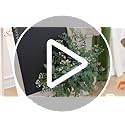 Serwalin 100 Pcs Mixed Artificial Eucalyptus Stems,Babys Breath Artificial Flowers Bulk with Faux Eucalyptus Leaves Greenery Stems for Wedding DIY Bouquets Floral Arrangement Home Decor