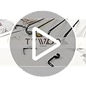 TVWOO Wrap Around Curtain Rods,Black Curtain Rods 28 to 48 Inch,5/8 Inch Adjustable Blackout Curtain Rod Set,Room Darkening Single Window Rod,Metal Thicken Hidden Curved Drapery Rod 28-48",Matte Black