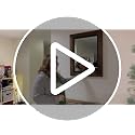 YOSHOOT Rustic Wooden Framed Wall Mirror, Natural Wood and Iron Bathroom Vanity Mirror for Farmhouse Decor, Vertical or Horizontal Hanging