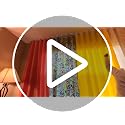 24 inch (4 Pack) All Clear Acrylic Curtain Pull Wand - Clear Curtain Wand - Invisible Drapery Wand - Drapery Pull Rod (24 Inch)