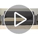 Hokway Stretch Couch Cushion Covers, 3 Piece Individual Sofa Cushion Slipcovers,Jacquard Sofa Seat Slipcover Set, Non-Slip Protector for Cushion (Creamwhite,Small-3PC)