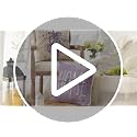 AVOIN colorlife Lavender Home Sweet Home Spring Throw Pillow Covers, 18 x 18 Inch Purple Summer Cushion Case for Sofa Couch Set of 4