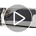 CHUN YI 3Piece Stretch Couch Cushion Covers, Sofa Seat Slipcovers for Pets, Suitable for Armchair Loveseat Sofa with Spandex Jacquard Washable Fabric(3Piece,Grey)