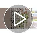 Beauoop Floral 100% Blackout Curtains 84 Inches Long 2 Panels for Bedroom Living Room Blue Brown on Beige Vintage Rose Flower Patterned Room Darkening Thermal Soundproof Grommet Window Drapes, 52X84