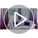 Yakamok Blue and Greyish White Ombre Curtains, Room Darkening Gradient Color Curtains for Bedroom, Light Blocking Thermal Insulated Window Drapes for Living Room(2 Panels, 52x84 Inch)