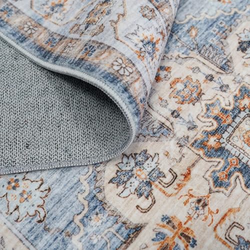 Washable Hallway Runner Rug 3x20: Non Slip Runner Rugs with Rubber Backing