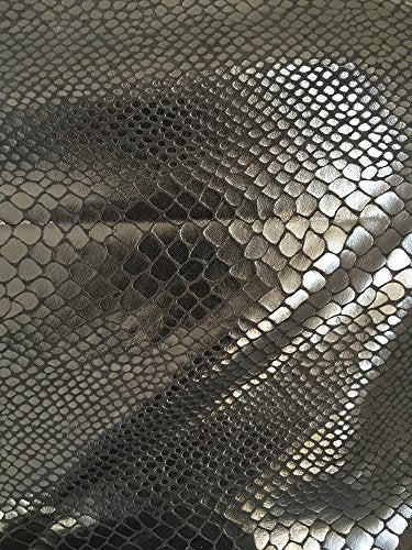 OctoRose Leather Like Snake Brown and Bonded Solid Black Micro Suede Reversible 3 Side Zipper Futon Cover Twin Size 39x75+8" (inch) (Leatherlike-Black, Twin(39x75+8"))