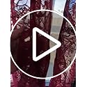 TUDECO Burgundy Sheer Curtains 84 Inches Long for Living Room - Luxury Modern Maroon Red Sheer Curtains for Bedroom, Aesthetic Tulle Rod Pocket Light Filtering Farmhouse Red Drapes, 59 x 84 Inch