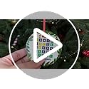 Wordle Chrismas Ornament - Funny Word Board Game Xmas Gifts for Gamers, Puzzle Challenge Lovers, Holiday Decoration 2025