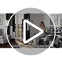 Tyrot Black Grey 100% Blackout Curtains for Bedroom 84 inch Long 2 Panels Set White Gray Modern Abstract Geometric Black Out Curtains Insulated Room Darkening Window Drapes for Living Room, 52Wx84L