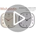 Small Wall Clock, 8 Inch Silent Non Ticking Battery Operated Clock, Square Analog Decorative Wall Clocks for Bedroom Living Room Office Home Gym Porch Decor Indoor Outdoor Clocks, Black