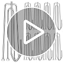 60PCS Stainless Steel Drapery Hook and Pin for Pleated Drapes 4 Prongs Pinch Pleat Clips Traverse Pleater 4 End Curtain Hangers for Window Door Bathroom Curtain