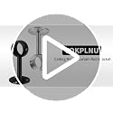 TOKPLNU Curtain Rod Brackets, Ceiling Heavy Duty Holders, Black 4 Pack Hooks Hangers for 1 1/4-Inch Drape Poles