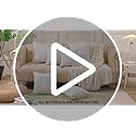 TOPGREEN Feathers Down Throw Pillow Inserts 12x20, Set of 2, 100% Organic Cotton Shell, Soft Decorative Lumbar Pillow Insert for Living Room Sofa, Couch, or Bed (White)