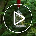 Bevin Bells “It’s a Wonderful Life” Silver-Plated Christmas Tree Ornament | Official Movie Bell Keepsake | Red Ribbon & Velvet Gift Bag Decoration, Christmas Decoration, Wedding Gifts