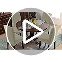 Genina Waterproof Chair Covers for Dining Room Dining Chair Covers Kitchen Parsons Chair Cover (Beige, 4 PCS)