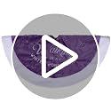 yuboo Purple Lavender Tree Skirt, 36" Faux Fur Christmas Tree Skirt with Embroidered Snowflakes for Purple Christmas Candy Violet Decorations Decor Ornament