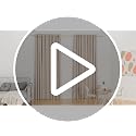 IFELS Heavy Duty Curtain Rods for Windows 66 to 120 Inch, 1 Inch Gold Curtain Rod Adjustable, Decorative Long Curtains Rods with Metal Finials, Easy Installation and Modern Design (A2,Gold,30"-120")
