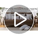 12 x 20 Pillow Insert Set of 2 - Premium Soft and Fluffy Small Lumbar Pillow Sofa Decorative White Rectangle Throw Pillow Inserts Stuffing for Living Room Couch and Bedroom Interior Cushions