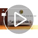 Britimes Round Wall Clock Silent Non-Ticking Battery Operated Clock 10 Inch, Summer Lemon Home Decor for Living Room, Kitchen, Bedroom, and Office