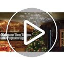 Christmas Tree Topper Projector Lights with 6 Projection Modes, Sliver Star Christmas Tree Topper with Built-in LED Projector, Dynamic Projection for Christmas Party Holiday Decoration