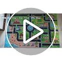Kids Carpet Playmat Car Rug, Car Rug for Kids Toy Cars and Train, Non Slip Play Mat for Playroom Kids Room, City Life Educational Road Traffic Carpet for Classroom Nursery(Green,31×47in)