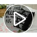 Sufamb Hug This Pillow Until You Can Hug Me Throw Pillow Covers, 18 x 18 Pillow Case, for Boyfriend Girlfriend Birthday Gifts, Long Distance Relationships Gifts (Black)(18x18in)