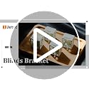 Jetec 2 Pieces 1 Inch Mini Blind Brackets White Plastic Profile Box Mounting Window Blinds Headrail Bracket Replacement