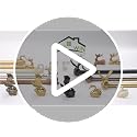 TANGWIN Gold Curtain Rods for Windows 48 to 84 Inch(4-7ft),1 Inch Adjustable Curtain Rod,Heavy Duty Window Rods,Decorative Swan Finials Drapery Pole,Telescoping Single Rod for Bedroom 36-88",Brass