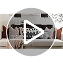 ZWJD Rust Throw Pillow Covers 18x18 Set of 2 Chenille Fall Pillow Covers with Elegant Design Soft and Luxurious Decorative Throw Pillows for Couch, Bed, and Home Decor