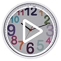 Wall Clock 12 Inch Silent Non Ticking Battery Operated Time Teaching Quartz Home Colorful Read Learn Time Perfect for Teacher's Classrooms and Kid's Bedrooms