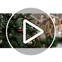 Boao 96 Pcs Christmas Mini Balls Ornaments Miniature Xmas Tree Ornaments Multicolour Shiny Small Hanging Decorations for Christmas Holiday Party Decor(0.79 Inch,Red, Gold, Silver, Green Balls)