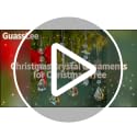 GuassLee Christmas Crystal Prism Ornaments for Christmas Tree - 6pcs Iridescent Teardrop Crystal Glass Sun Catcher for Christmas Decorations Indoor Tree Birthday Party Decor