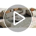 Vhong Washable Area Rugs Boho Vintage Modern Neutral Large Carpet Green and Pink High Traffic Rugs 5×7 for Dinning Room Living Room Bedroom Farmhouse Non Slip
