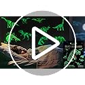 Glow in the Dark Dinosaur Wall Decals for Kids – Removable Dino Stickers for Ceiling, Bedroom, Nursery or Playroom – Self-Adhesive Wall Decor, Gift Idea for Boys and Girls, Easy to Apply