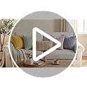 Pallene Faux Fur Plush Fall Throw Pillow Covers 18x18 Set of 2, Luxury Soft Fluffy Striped Decorative Pillow Covers for Sofa, Couch, Living Room, Cream White