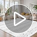 cotiled 5x7 Area Rugs Living Room Rug: Washable Boho Rugs with Non Slip Backing Large Soft Indoor Stain Resistant Carpet for Bedroom Farmhouse Dining Room Lightweight Home Decor L Brown/Cream