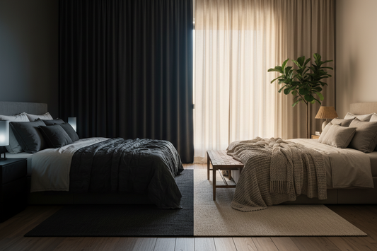 Blackout vs Light Filtering Curtains for Bedrooms: Which Is Best for Sleep, Style, and Privacy?