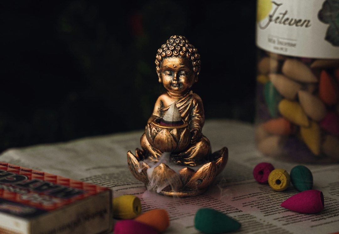 How to Style an Antique Cast Iron Incense Burner in a Small Entryway
