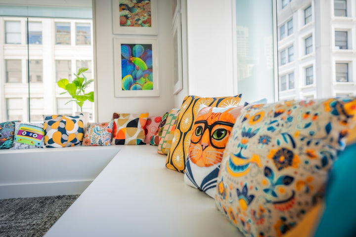 How to Style Hanukkah Pillows in a Small Living Room Without Overdoing It