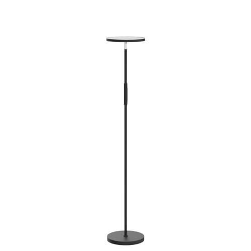 Super Bright Floor Lamp for Living Room, Stepless Dimmable LED Standing Lamp with Remote and Touch Control, 69” Tall Torchiere Corner Lamp for Bedroom Office Hotel, Black