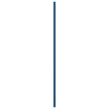 15"W x 41"H True Fit PVC Two Panel Chevron Modern Style Fixed Mount Shutters, Sojourn Blue (Per Pair - Hardware Not Included)