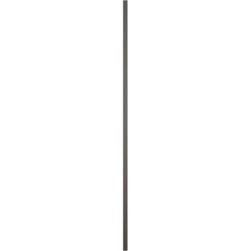 Mid America P21243018 Custom Two Equal, Raised Panel Shutter (Per Pair), 12"W x 43"H, Tuxedo Grey