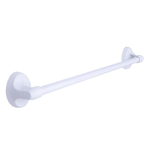 Kenney - Appliance Magnetic Curtain Rod, No-Drill Installation for Steel Surfaces, 5/8" Diameter, Adjustable 16"–28", Multi-Use for Windows, Doors & Appliances, White