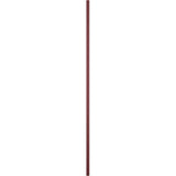 Mid America P21251078 Custom Two Equal, Raised Panel Shutter (Per Pair), 12"W x 51"H, Wineberry